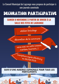 Lagrange - Décoration participative - 8 Novembre