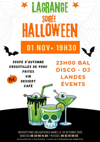Lagrange - Soirée halloween - 1er Novembre