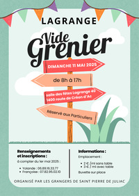 Lagrange - Vide grenier - 11 Mai