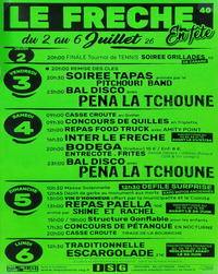 Le Frêche - Fêtes - 2 au 6 Juillet