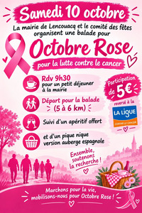 Lencouacq - Octobre Rose - 10 Octobre