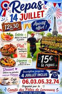 Lencouacq - Repas - 14 Juillet