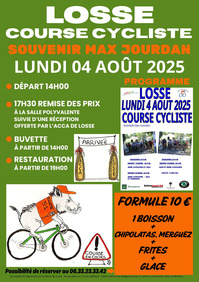 Losse - Course cycliste - 4 Août