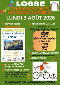 Losse - Course cycliste souvenir Max Jourdan - 3 Août