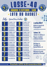 Losse - Loto du basket - 13 Septembre