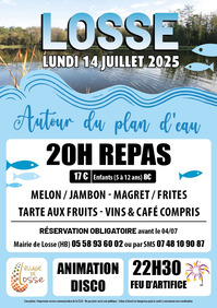 Losse - Repas 14 Juillet - 14 Juillet