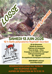 Losse - Repas de la chasse - 13 Juin