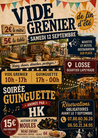 Losse - Vide grenier de fin d'été - 12 Septembre