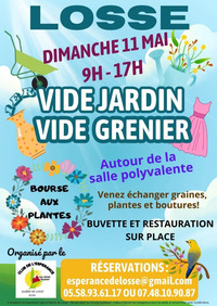 Losse - Vide jardin & Vide grenier - 11 Mai