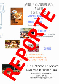 Pujo le Plan - Journée grillades & pétanque (Reporté)  - 5 Septembre