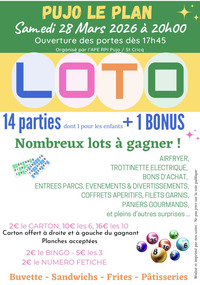 Pujo le Plan - Loto - 28 Mars