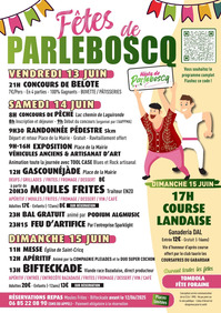 Parleboscq - Parleboscq en fêtes (Affiche) - 13 au 15 Juin