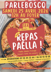 Parleboscq - Repas Paella - 25 Avril