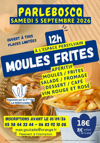 Parleboscq - Soirée moules frites - 5 Septembre