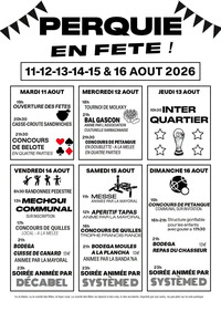 Perquie - Fêtes - 11 au 16 Août