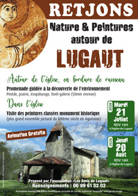 Retjons - Nature & Peintures autour de Lugaut - 21 Juillet & 20 Août