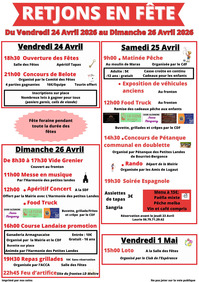 Retjons - Retjons en fête - 24 au 26 Avril