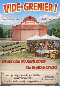 Retjons - Vide grenier - 26 Avril