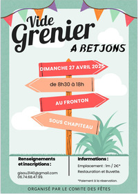 Retjons - Vide grenier - 27 Avril