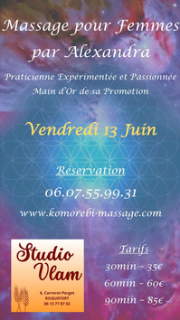 Roquefort - Massage pour Femmes - 13 Juin