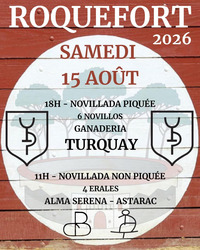 Roquefort - Novillada - 15 Août