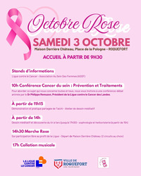 Roquefort - Octobre Rose - 3 Octobre