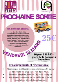 Roquefort - Bus des curiosités - 13 Mars