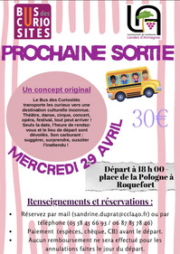 Roquefort - Bus des curiosités - 29 Avril
