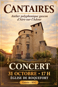 Roquefort - Concert Cantaires - 31 Octobre