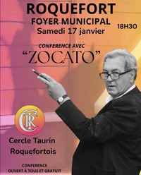 Roquefort - Conférence avec Zocato - 17 Janvier