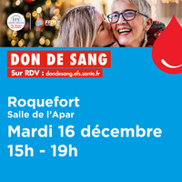 Roquefort - Don de sang - 16 Décembre