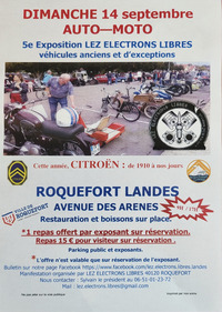 Roquefort - Expo véhicules anciens - 14 Septembre