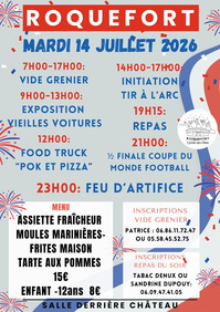 Roquefort - Fête Nationale - 14 Juillet
