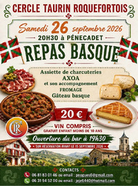 Roquefort - Repas basque - 26 Septembre