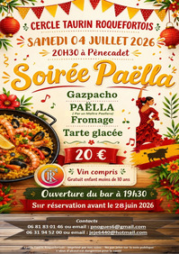 Roquefort - Soirée Paëlla - 4 Juillet