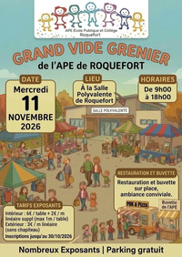 Roquefort - Vide greniers - 11 Novembre
