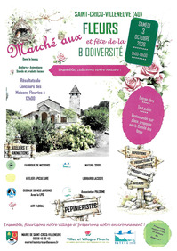 St Cricq Villeneuve - Marché aux fleurs & Fête de la Biodiversité - 3 Octobre