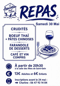 St Gein - Repas - 30 Mai