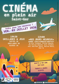 St Gor - Ciné plein air - 3 Juillet