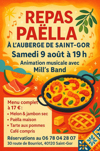 St Gor - Repas Paëlla - 9 Août