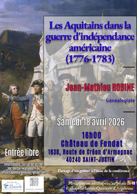 St Justin - Aquitains guerre d'indépendance - 18 Avril