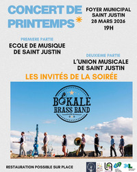 St Justin - Concert de Printemps - 28 Mars