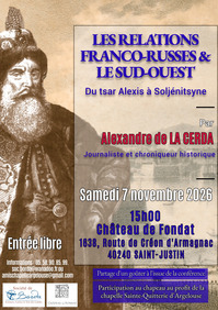 St Justin - Conférence relations franco-russes - 7 Novembre