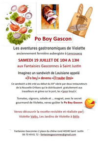 St Justin - Les aventures gastronomiques de Violette - 19 Juillet