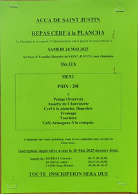 St Justin - Repas ACCA - 24 Mai