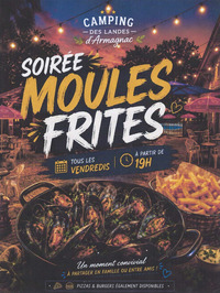 St Justin - Soirées moules-frites au camping - Juillet & Août
