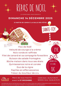Ste Foy - Repas de Noël - 14 Décembre