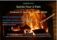 Ste Foy - Soirée four à pain - 27 Mars