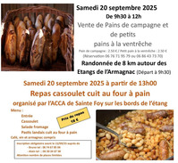 Ste Foy - Vente de pains, Rando & Repas - 20 Septembre