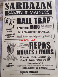 Sarbazan - Ball trap - 10 Mai